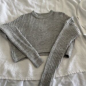 Urban Outfitters Light Gray Knit Sweater